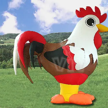 Cock promotional inflatable product photo